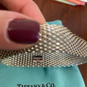 TIFFANY Sterling Silver Mesh Bracelet (Somerset)